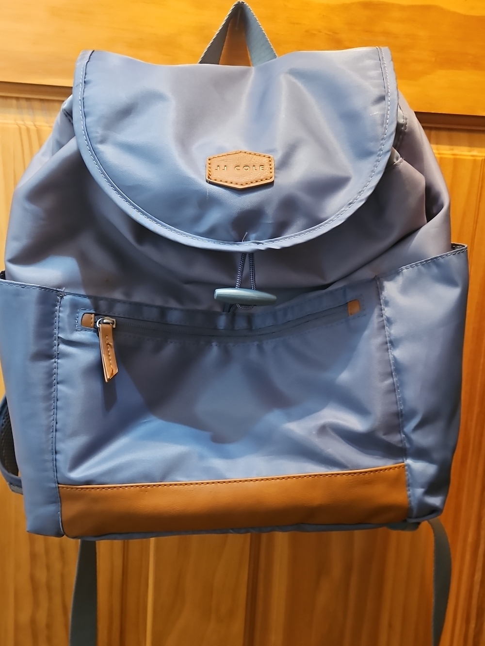 JJ Cole Nylon Backpack with Tan Trim